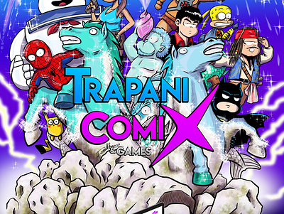 Trapani Comix 2019 - Web Design and Graphic Design animation branding design illustration logo vector web website