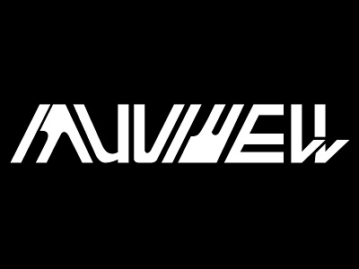 Logo Muvwell branding clothing brand icon identity illustration logo logotype minimal typography