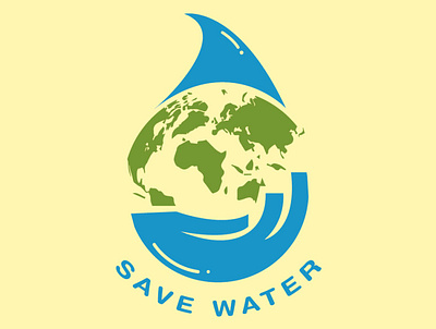 Save Water branding design icon identity illustration logogram logotype minimal ui vector