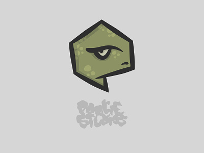 pooliestudios turtle angry character illustration logo poolie pooliestudios turtle zoolie