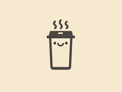 Coffee to go cafe coffee cup drink happy illustration simple small smile starbucks to go warm
