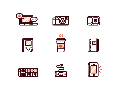 Work & Play Icons