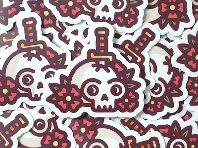 Skull & Dagger Stickers