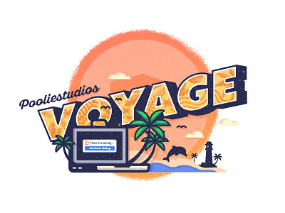 Voyage beach dolphin harvest hot lighthouse macbook palms suitcase summer sun travel voyage