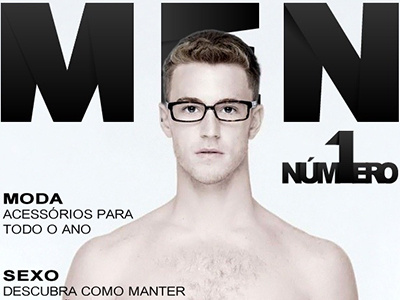 Logo - Men Magazine cover logo magazine