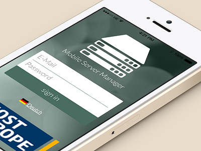 Mobile Server Manager - Login android app host europe iphone app mobile app mobile server manager