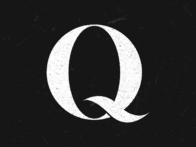 Q | Letter Form brand branding design flat identitiy logo minimal type typography vector