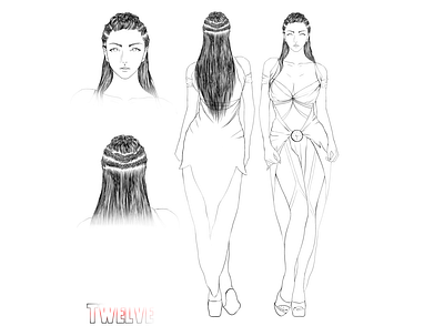 Loa Sketch art character characterdesign concept conceptart gameart illustration sketch