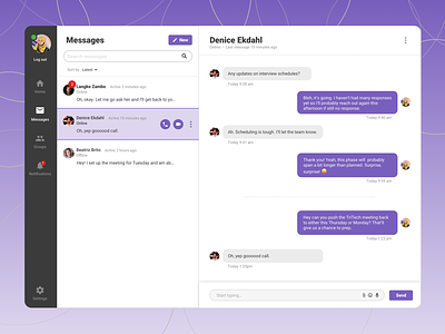 Message Board 012 013 chat chat app dailyui design desktop direct messaging message app message board message box messaging ui ui design ux ux design uxdesign web website