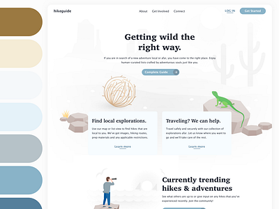 hikeguide Landing Page