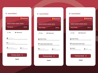 Intuitive credit checkout app checkout flow checkout form credit card form dailyui dailyui 002 design mobile ui ui design ux ux design uxdesign