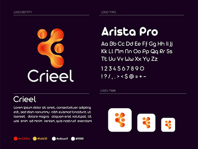 A creative colorful logo : Crieel