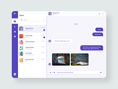 Conversation Page design