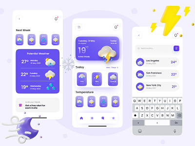 🌦️Wiindy - Weather Apps UI Kit