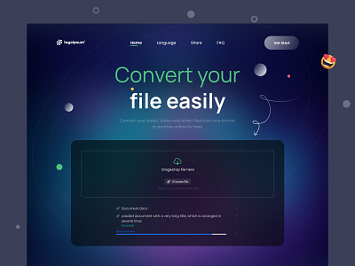 ➡️ Online File Converter. convert converter file converter jpg converter mp3 converter online converter pdf converter typography ui uiux ux web design web ui website