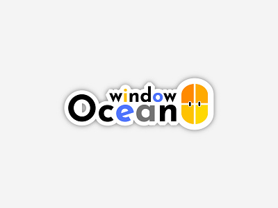 Ocean window logo app logo branding business logo company logo design logo logo 3d logo a day logo design vector