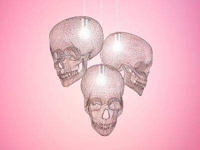 Fuckin voodoo magic lamp 3ds architecture c4d free model interior lamp light net obj skull voodoo