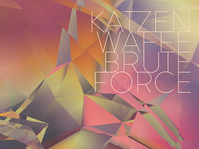 Katzenwaffe - Brute force abstract artwork cover art electronic music single