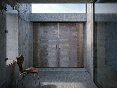 Light and glass architectural c4d lewerentz vray