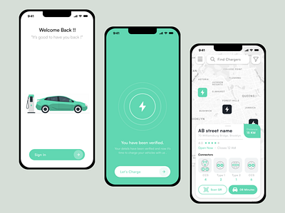 EV Charging app concept