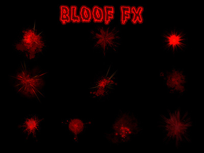 Blood FX blast blood effects fx game effects hits isolated liquid magic particles effects red sci fi spot light spotlight sprite sheet star effects