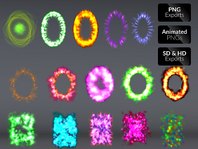 Aura FX Vol 02 animated aura blast effects game asset games effects magic sprite sheet