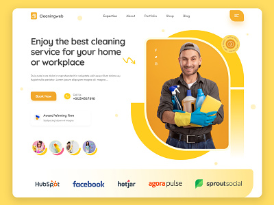 Corporate or Home Cleaning Service Website