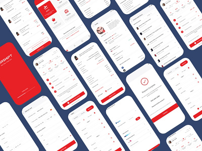 Courier Mobile app design