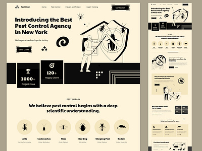 Pest Control Agency Website template