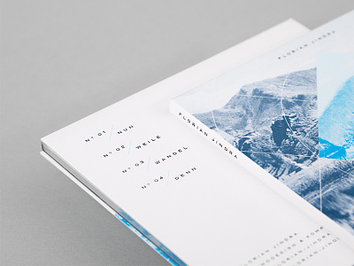 Florian Jindra Lande EP — Detail artwork minimal music typography