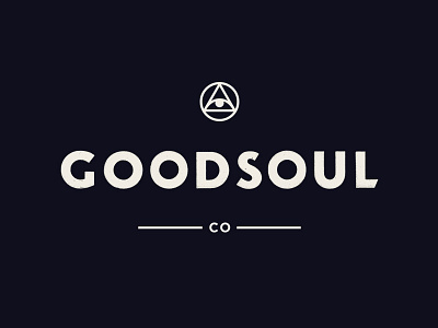 GOODSOUL Co. all seeing eye eye good goodsoul logo masonic soul triangle type