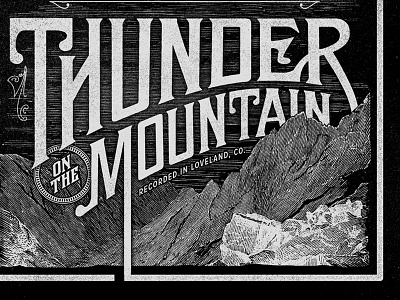 Thunder on the Mtn album antique cd colorado ephemera etching mountain type victorian vintage worship