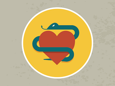 ssssin bible david heart icon logo shapes sin snake