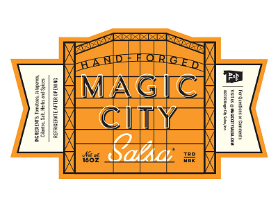 Magic City Salsa Label