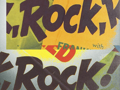 RRR collage pop poster rock texture