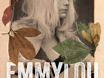 Emmylou Harris Poster emmylou flowers gigposter leaves poster texture woodtype
