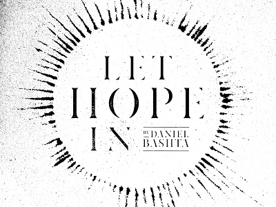 Let Hope In cd cover daniel bashta eclipse music record cover single texture type