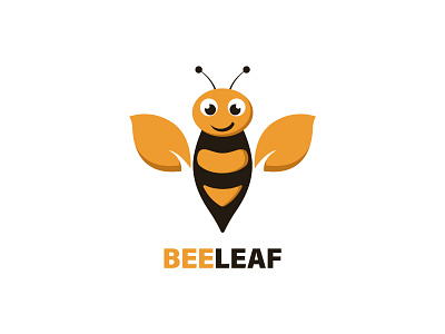 Beeleaf Logo Concept art bee beelogo branding design flat illustration logo logo design vector