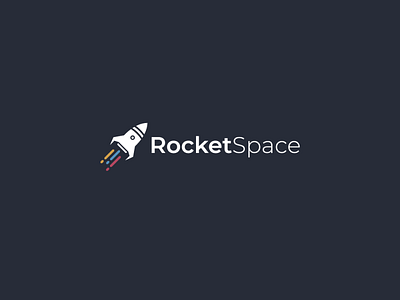 Rocket Space debuts debutshot design flat logo vector