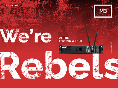 Valid8 guys are rebels of the testing world crimson rebels rebrand
