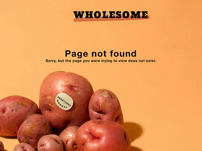 404 Page dailyui design ux