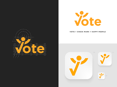 vote logo design