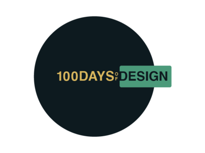 Day 1 | 100 Days of Design daily challenge design logo
