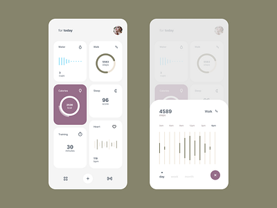 Fitness Tracker App Dashboard branding design ui ui ux design ux