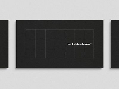 NeutralMinusNeutral black functionalist futurist grid impact minimal modern modernist monochromatic simple white