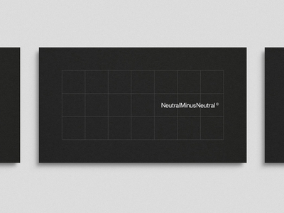 NeutralMinusNeutral black functionalist futurist grid impact minimal modern modernist monochromatic simple white