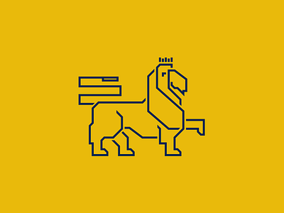 Lion concept animal clean design illustration king lion head lion king lion logo logo lyon minimal minimalist modernist