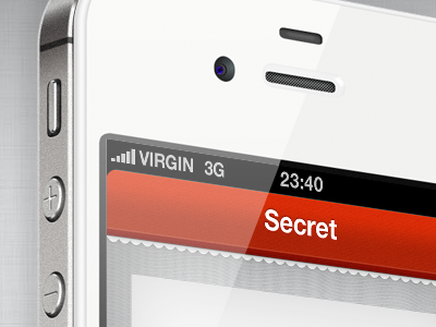 Take 2. Alternative Login. app iphone iphone 4 iphone ui login navbar red secret ui user interface