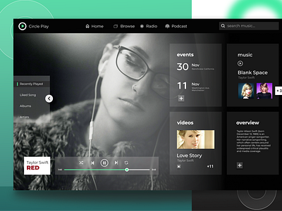 Circle Play - Web Music Player