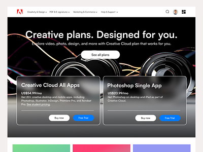 Redesign Website Adobe